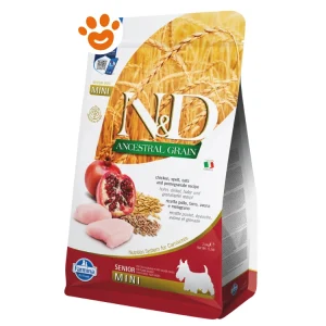 Farmina Dog N&D Ancestral Grain Senior Mini Pollo e Melograno