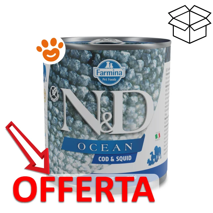 Farmina Dog N&D Ocean Adult Merluzzo e Calamari - Image 2