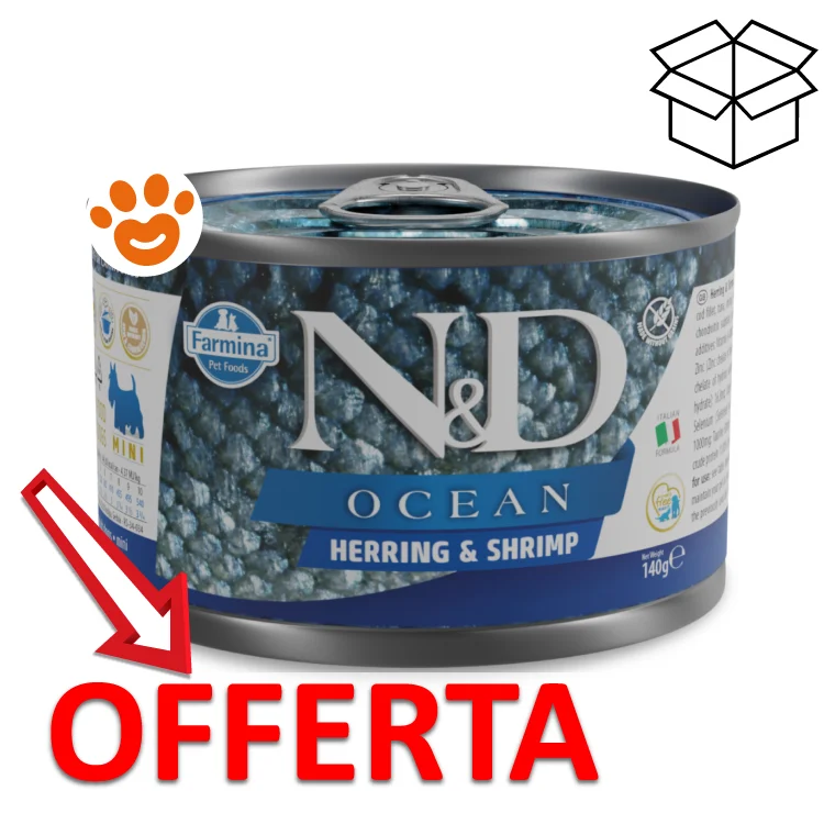 Farmina Dog N&D Ocean Adult Mini Aringa e Gamberetti - Image 2
