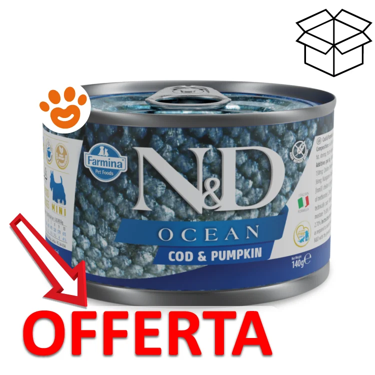 Farmina Dog N&D Ocean Adult Mini Merluzzo e Zucca - Image 2