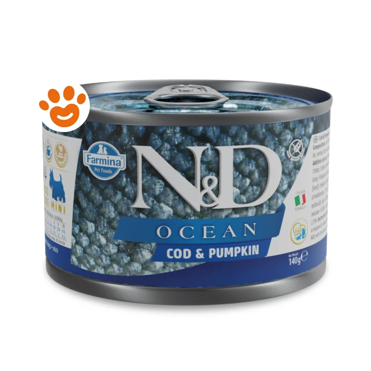 Farmina Dog N&D Ocean Adult Mini Merluzzo e Zucca