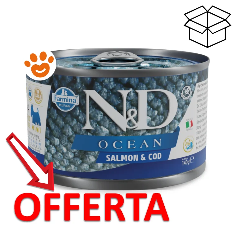 Farmina Dog N&D Ocean Adult Mini Salmone e Merluzzo - Image 2
