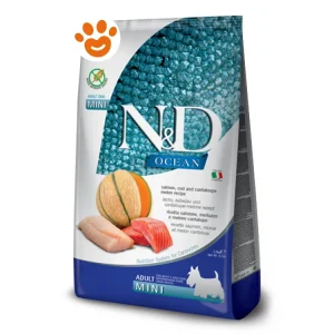 Farmina Dog N&D Ocean Adult Mini Salmone Merluzzo e Melone
