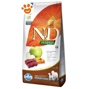 Farmina Dog N&D Pumpkin Adult Medium Maxi Cervo, Zucca e Mela