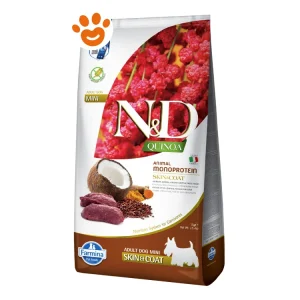 Farmina Dog N&D Quinoa Adult Mini Skin&Coat Cervo, Cocco e Curcuma