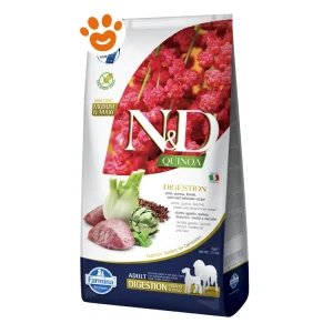 Farmina Dog N&D Quinoa Digestion Adult Medium Maxi Agnello