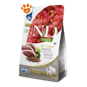 Farmina Dog N&D Quinoa Neutered Adult Medium Maxi Anatra Broccoli e Asparagi