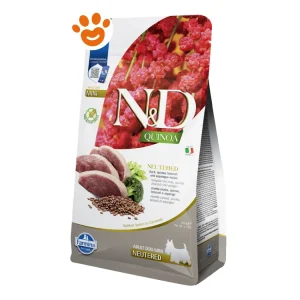 Farmina Dog N&D Quinoa Neutered Adult Mini Anatra Broccoli e Asparagi