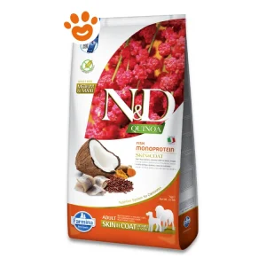 Farmina Dog N&D Quinoa Skin&Coat Medium Maxi Aringhe