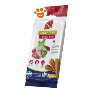 Farmina Dog Snack Dental Treat N&D Quinoa Digestion Agnello Medium/Maxi