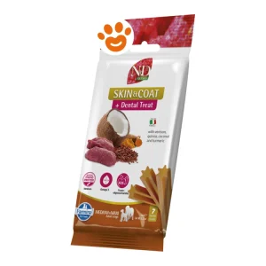 Farmina Dog Snack Dental Treat N&D Quinoa Skin&Coat Anatra Medium/Maxi