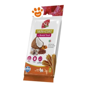 Farmina Dog Snack Dental Treat N&D Quinoa Skin&Coat Aringa Mini