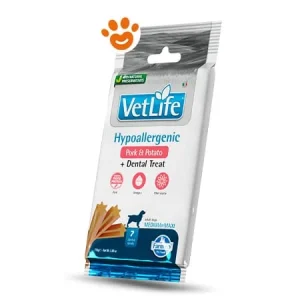 Farmina Dog Snack Dental Treat Vet Life Hypoallergenic Maiale Medium/Maxi