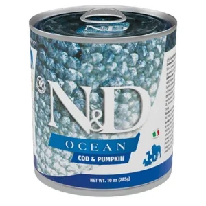 FARMINA N&amp;D Cane Ocean Adult - Merluzzo e Zucca 6x285gr