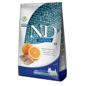 Farmina N&amp;D Cane Ocean GF Mini Adult - Aringa e Arancia 2,5Kg