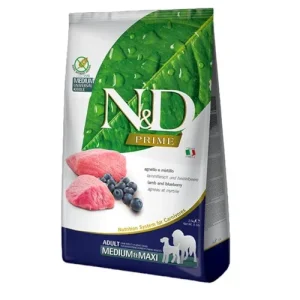 FARMINA N&amp;D Cane Prime GF Medium/Maxi Adult - Agnello e Mirtillo 2,5Kg