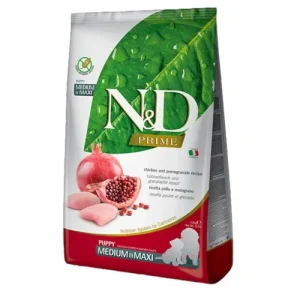 FARMINA N&amp;D Cane Prime GF Medium/Maxi Puppy - Pollo e Melograno 12Kg