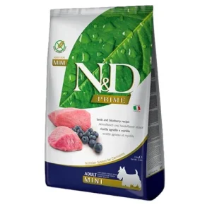 FARMINA N&amp;D Cane Prime GF Mini Adult - Agnello e Mirtillo 2,5Kg