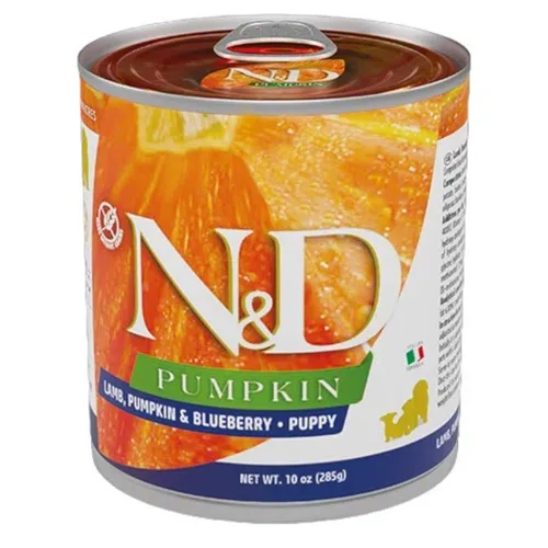 FARMINA N&D Cane Pumpkin Puppy - Agnello, Zucca e Mirtillo 6x285gr