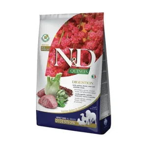 Farmina N&amp;D cane Quinoa Digestion Agnello, Finocchio, Menta Artica Adult Mini