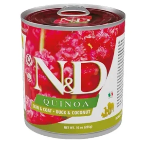FARMINA N&amp;D Cane Quinoa Skin&amp;Coat - Anatra e Cocco 6x285gr