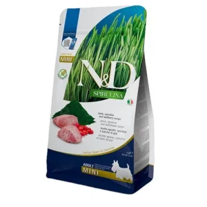 FARMINA N&amp;D Cane Spirulina GF Mini Adult - Agnello, Spirulina e Bacche di Goji 2Kg