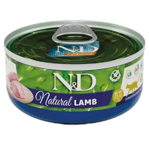 FARMINA N&amp;D Gatto Natural Adult - Agnello 18x140gr
