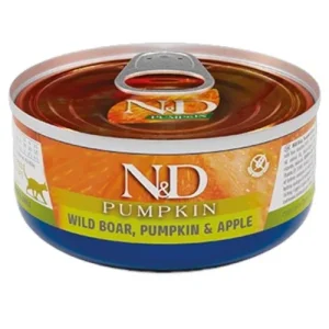 FARMINA N&amp;D Gatto Pumpkin Adult - Cinghiale, Zucca e Mela 24x70gr