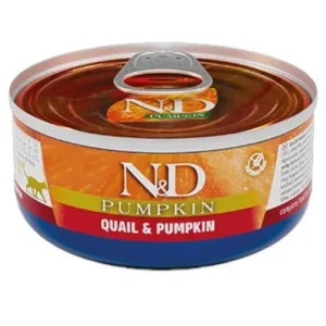 FARMINA N&amp;D Gatto Pumpkin Adult - Quaglia e Zucca 24x70gr