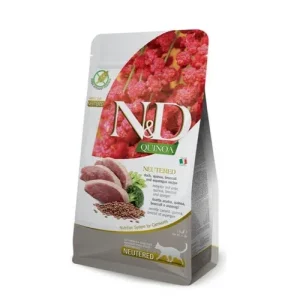 Farmina N&amp;D gatto Quinoa Duck Broccoli Asparagi Neutered Adult
