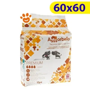 Ferribiella Assorbello Premium (60×60) Tappetini Igienici Assorbenti