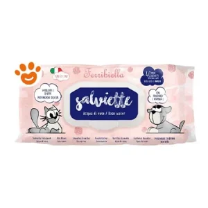 Ferribiella Dog & Cat Salviette Detergenti Acqua di Rose
