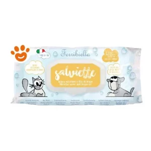 Ferribiella Dog & Cat Salviette Detergenti Acqua Micellare e Olio di Argan