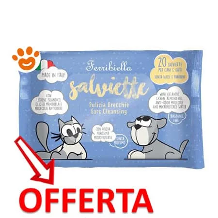 Ferribiella Dog & Cat Salviette Pulizia Orecchie - Image 2