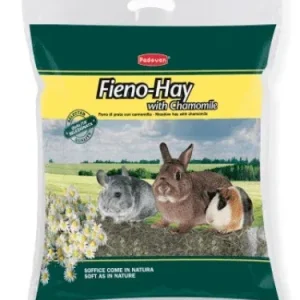 FIENO-HAY WITH CHAMOMILE Mangime complementare per conigli nani, cavie e cincillà 700g