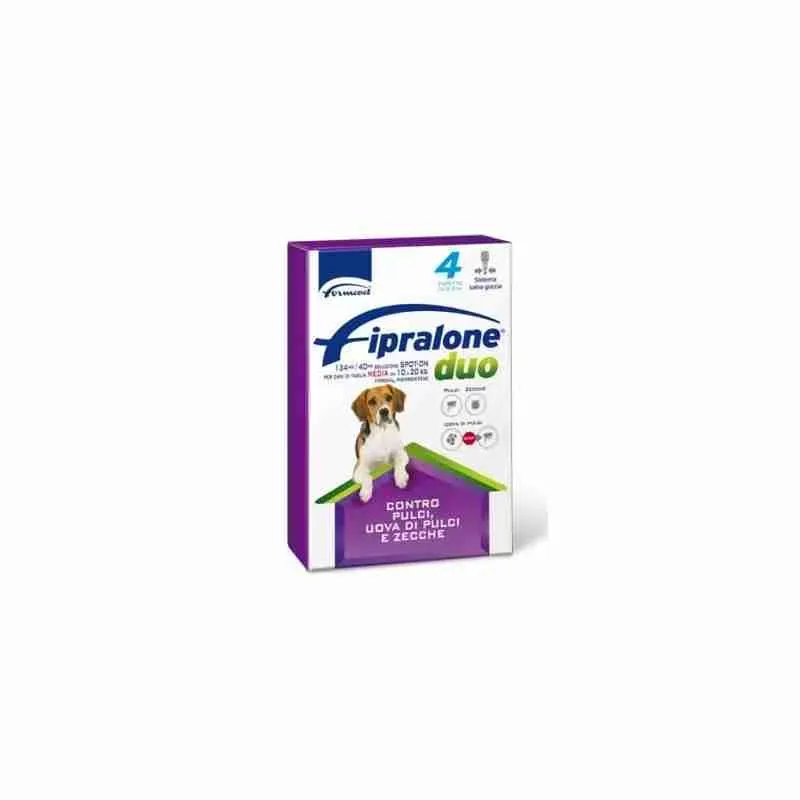 FIPRALONE DUO SPOT ON CANE 10/20 4 PIPETTE