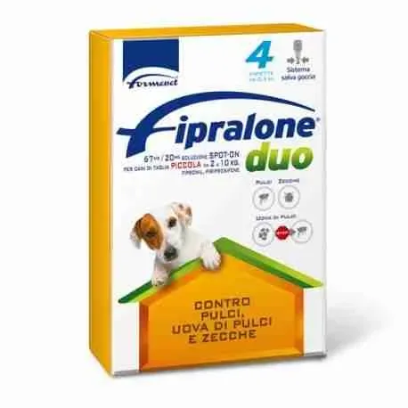 FIPRALONE DUO SPOT ON CANE 2/10 4 PIPETTE