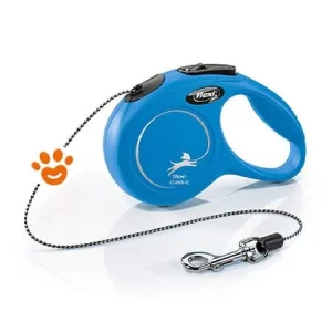 Flexi Guinzaglio Classic Blu a Corda