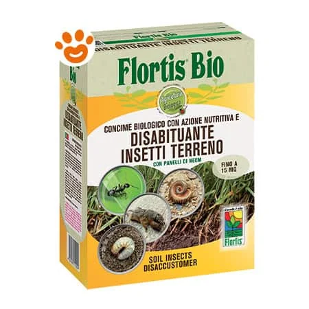 Flortis Disabituante Insetti Terreno Concime Polvere