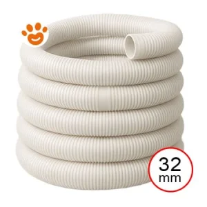 Flow – Tubi di Collegamento da 1 metro Sezionabile Bianco (⌀32mm)