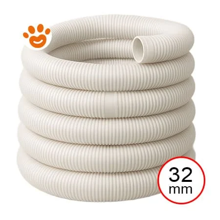 Flow – Tubi di Collegamento da 1 metro Sezionabile Bianco (⌀32mm)