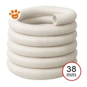 Flow – Tubi di Collegamento da 1 metro Sezionabile Bianco (⌀38mm)