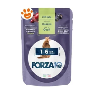 Forza10 Cat Botanicat Adult 1-6 Anni Quaglia in Patè