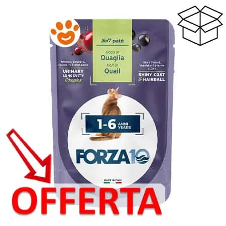 Forza10 Cat Botanicat Adult 1-6 Anni Quaglia in Patè - Image 2