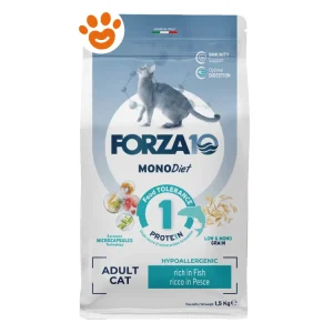 Forza10 Cat MonoDiet Hypoallergenic Adult Ricco di Pesce