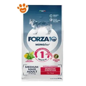 Forza10 Dog Monodiet Medium/Maxi Adult Sensistive Digestion Pesce