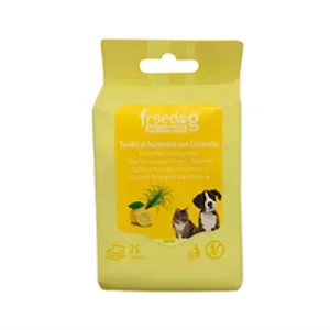 Free Dog - Salviette detergenti Citronella - 25 pz