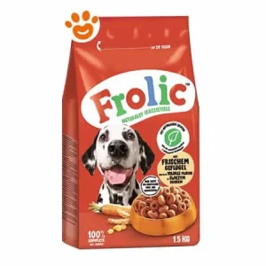 Frolic Dog Complete Pollame, Verdure e Riso
