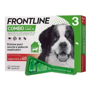 Frontline Antiparassitario Combo Spot On Per Cani 40-60Kg 3 Pipette