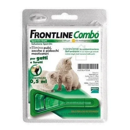 Frontline Antiparassitario Combo Spot-On Per Gatti E Furetti 1 Pipetta 0,5 Ml